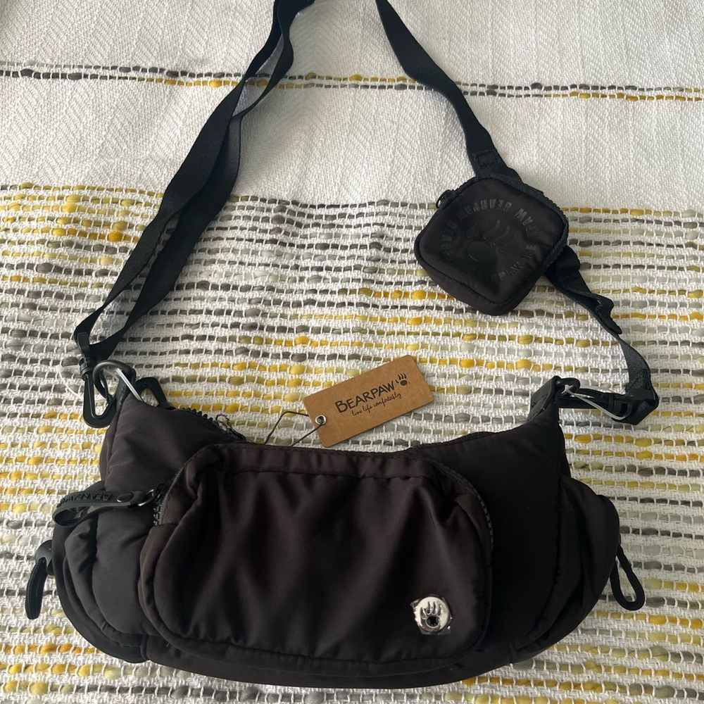 Bearpaw Black Crossbody Bag